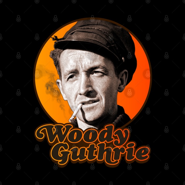 Woody Guthrie by darklordpug