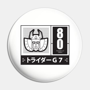 Retro anime robo Trider G7 Pin