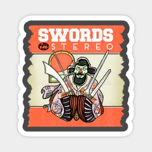 Swords in Stereo Podcast Logo Magnet