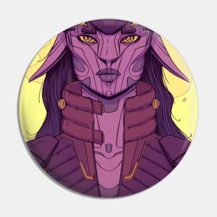 Purple lady Pin