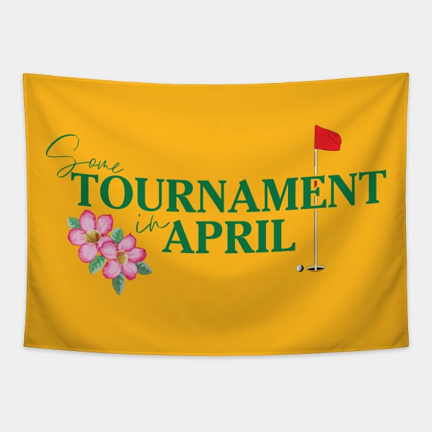 Some Tournament In April Tapestry by Tebird