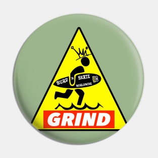 Grind Tri Logo Pin