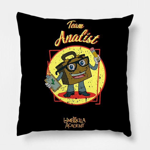 UMBRELLA ACADEMY 2 : TEAM ANALIST (GRUNGE STYLE) Pillow by FunGangStore