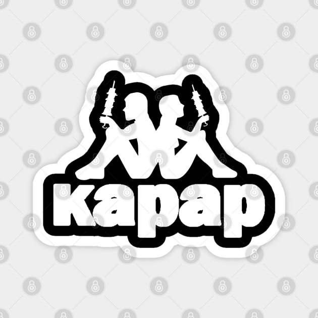 kapap funny fake sport brand Magnet by mohamed705