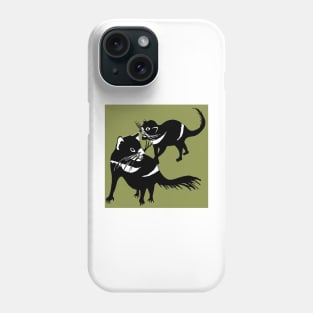 Pair of Tasmanian Devils Endangered Phone Case