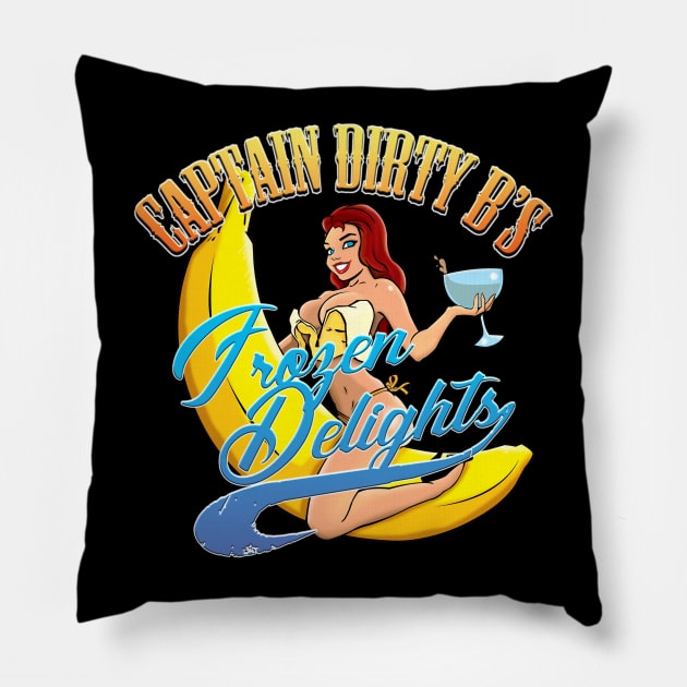 Capt. Dirty B's Banana Girl Pillow by wickeddecent