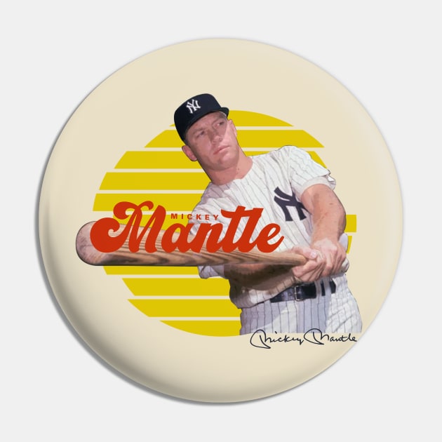 Mickey Mantle Pin by Juantamad