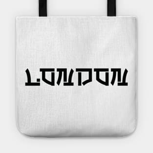 London Black Tote