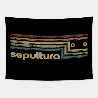 Sepultura Cassette Stripes Tapestry