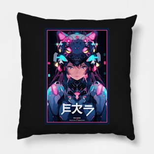 Anime Cat Girl | Quality Anime Design | Chibi Cat Girl Miaw | Manga Anime Art Pillow