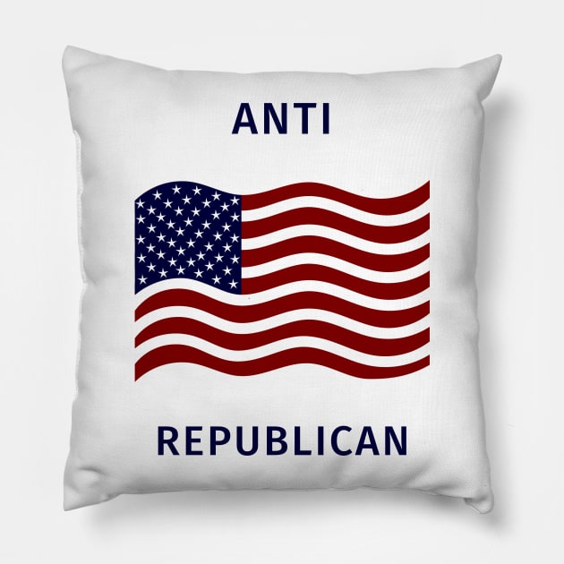 Anti Republican Pillow by IOANNISSKEVAS