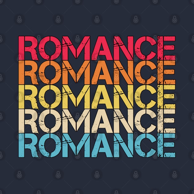 Romance Retro Vintage Aesthetic Distressed Grunge Text by Inspire Enclave