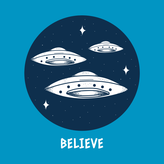 Believe UFOs by CHADDINGTONS