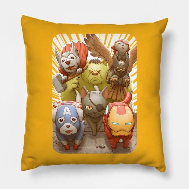 Animalvengers Pillow by RySpirit