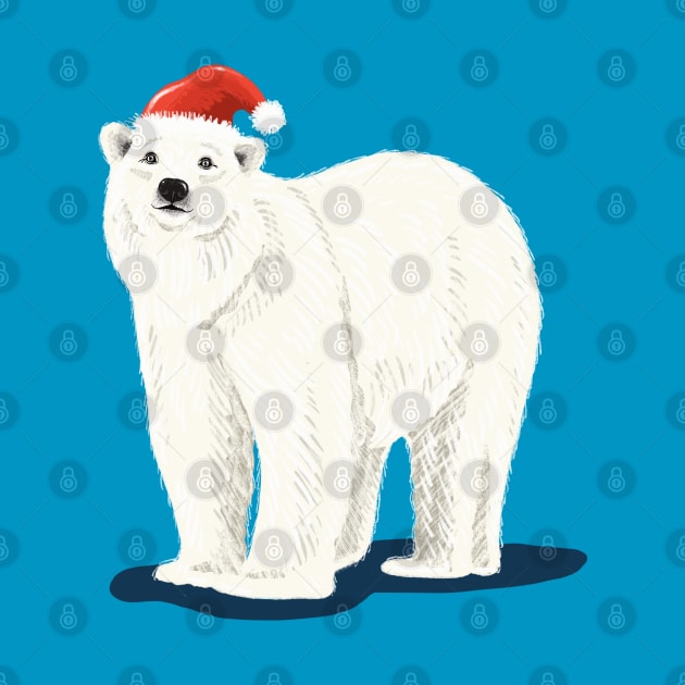 Festive Polar Bear by AdamRegester