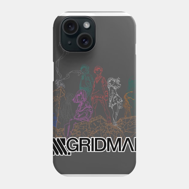 TEAM GRIDMAN Phone Case by GeeksStore