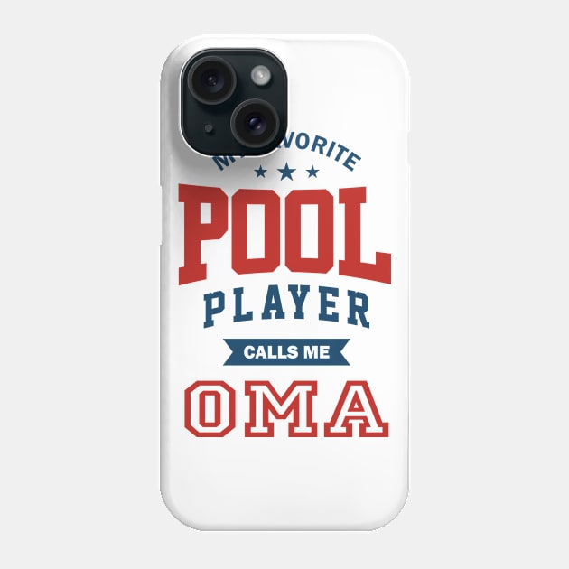 Pool player oma Phone Case by C_ceconello