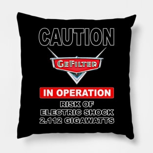 Rush - GeFilter Device Warning Sign Pillow