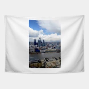 London City Skyline Cityscape England Tapestry