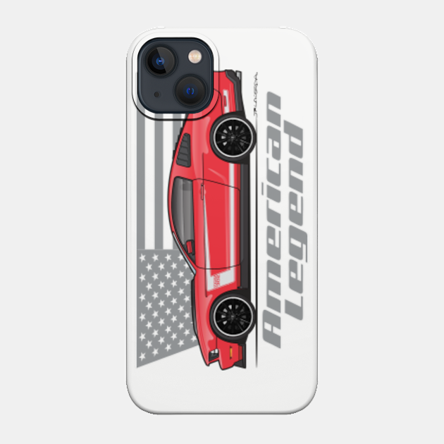 American Legend-Red with White - 2012 Boss 302 - Phone Case