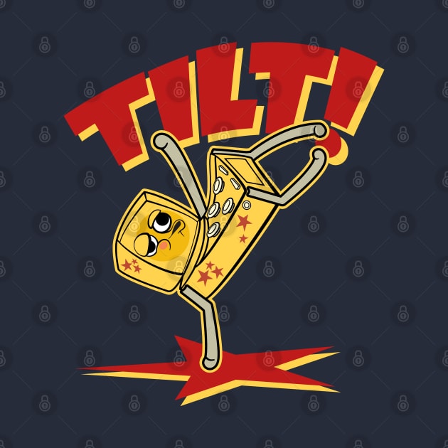 Tilt Pinball Fan Funny Design by Huhnerdieb Apparel