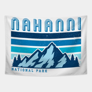 Nahanni national park retro vintage Tapestry