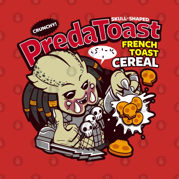 Funny Retro 80's Sci-fi Alien Villain Kawaii Breakfast Cereal by BoggsNicolas