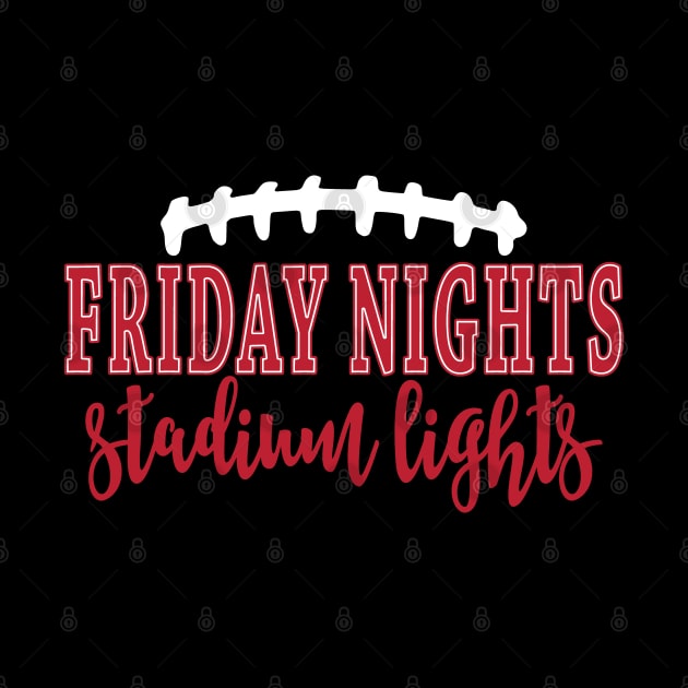 Friday Night Stadium Lights Football by GlimmerDesigns