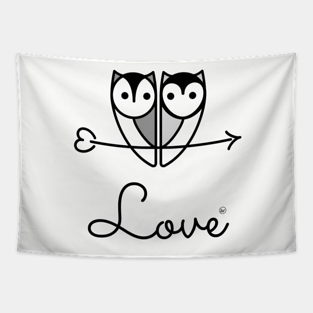 Love Owls Tapestry by DreamShirts