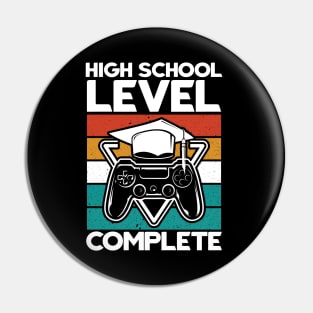 High School Level Complete - Gaming Pin