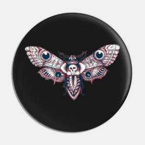 Moth Pins And Buttons Teepublic