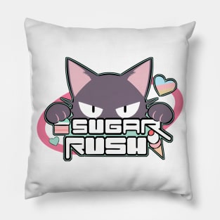 After School Sweets Club (Blue Archive) Sugar Rush Logo Pillow