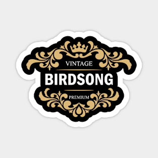 Birdsong Name Magnet