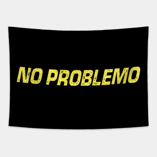 No Problemo Simple Yellow Tapestry