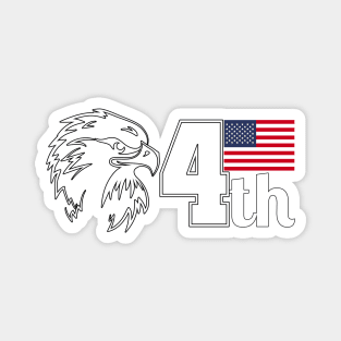 4th of July Magnet