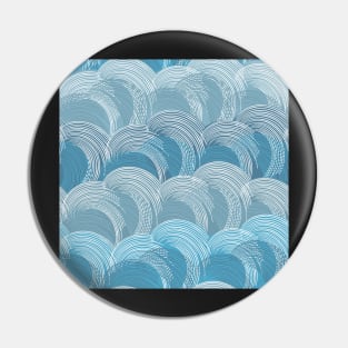 Waves pattern Pin