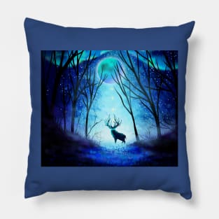 Leading deer Pillow