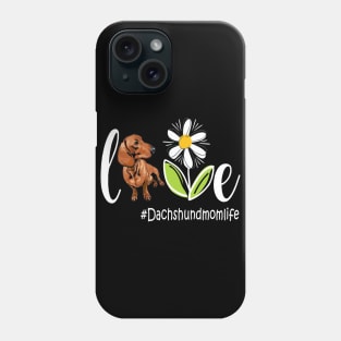 Dachshund Mothers Day 2021-Dachshund mom life Funny Mom Dog Phone Case