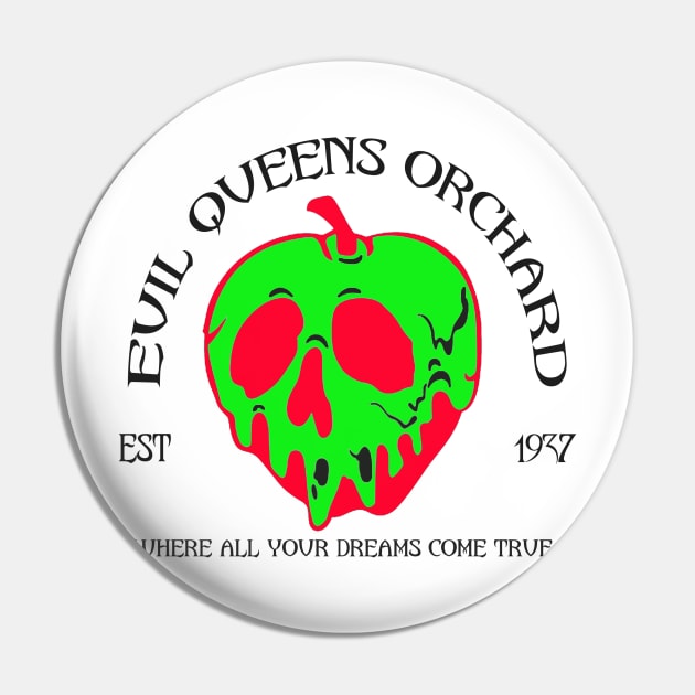 Evil Queen Apple Orchard Pin by magicmirror