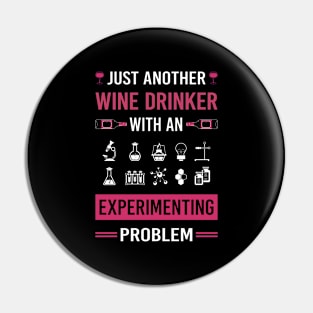 Wine Drinker Experimenting Experiment Experimentator Pin