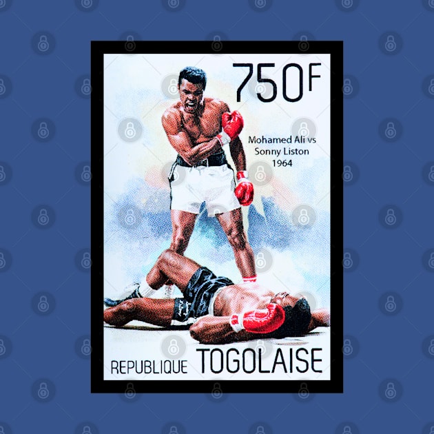 Muhammad Ali Postage Stamp by VintCam