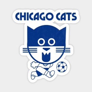 Defunct Chicago Cats Soccer 1975 Magnet