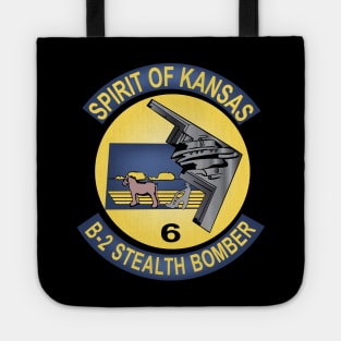 B2 - Spirit of Kansas Stealth Bomber wo Txt Tote