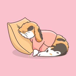 Sleeping Bunny | Pink T-Shirt