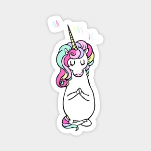 NAMASTE Unicorn Magnet