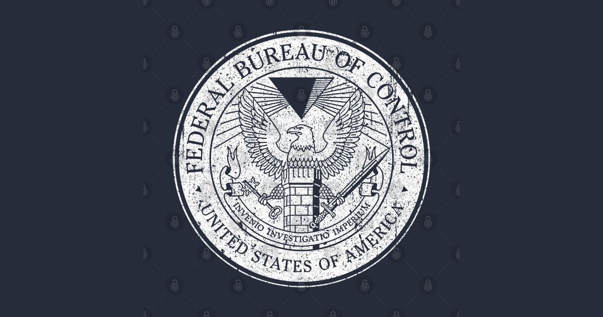 Federal Bureau of Control Control Pin TeePublic