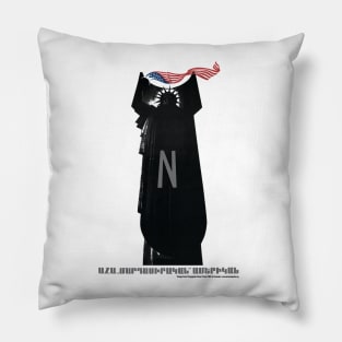 Nuclear Statue of Liberty Pillow