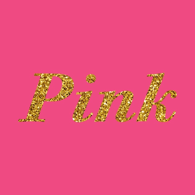 Pink , Golden Glitter by admeral