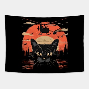 Catzilla Cat Tiny Paws, Big Heart Moments Tapestry