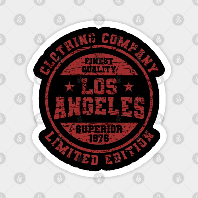 Los Angeles CA distressed Magnet by SpaceWiz95